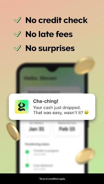 Grant Cash Advance Application Screenshots