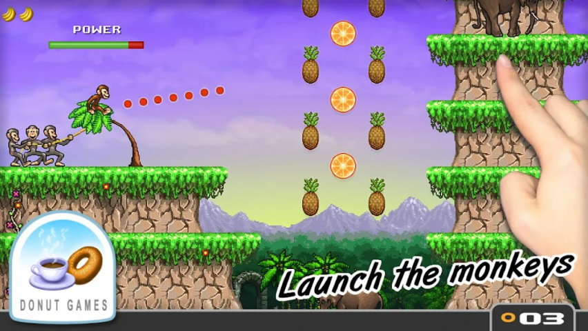 Monkey Flight Application Screenshots