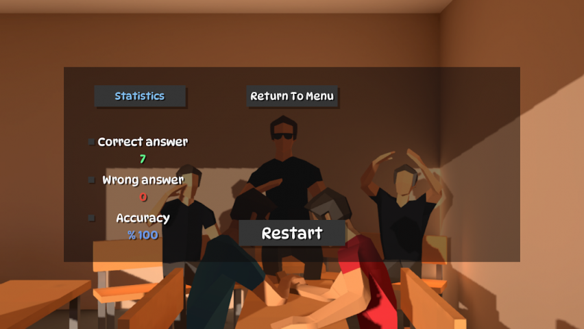 MathWrestling Application Screenshots