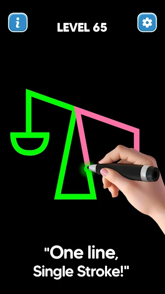 Line Drawing: No Lift Puzzle Application Screenshots Line Drawing: No Lift Puzzle Application Screenshots