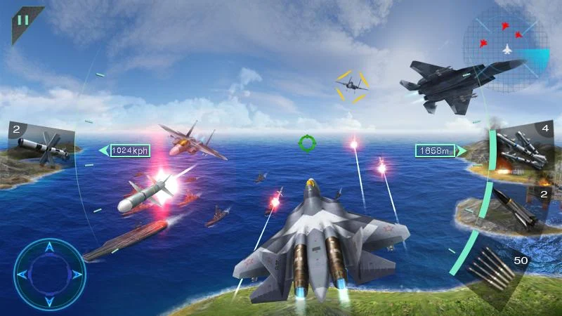 Sky Fighters 3D Application Screenshots Sky Fighters 3D Application Screenshots