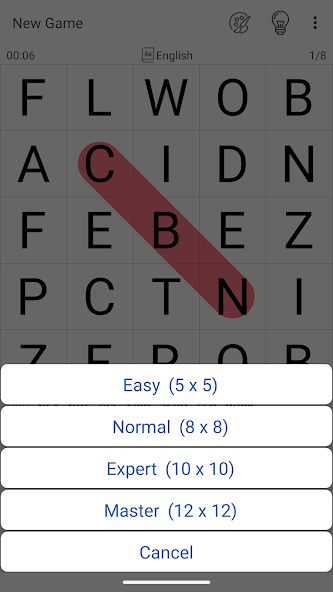 Word Search Application Screenshots