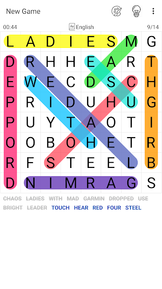 Word Search Application Screenshots