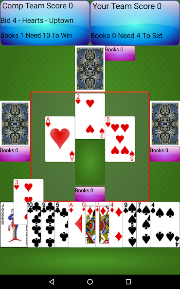 Bid Whist Application Screenshots
