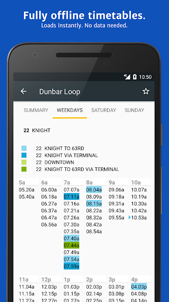 TransitDB Application Screenshots TransitDB Application Screenshots