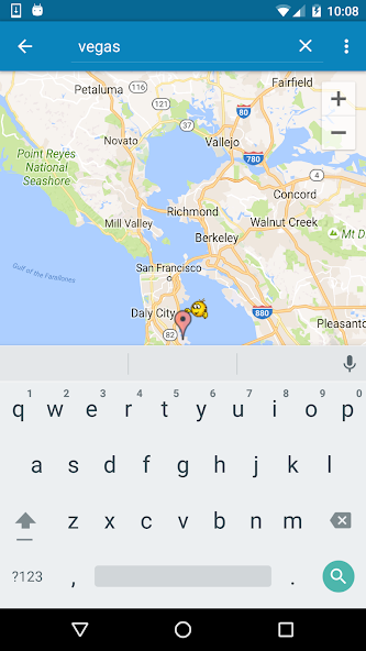 Fake GPS location Application Screenshots