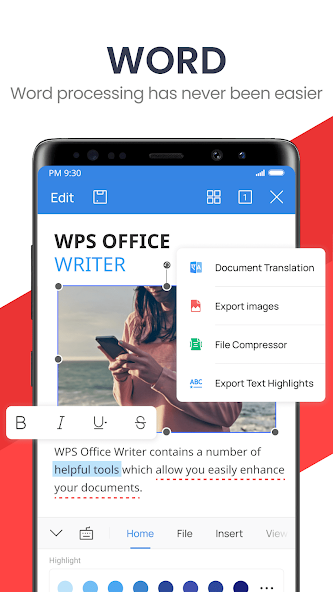 WPS Office Application Screenshots