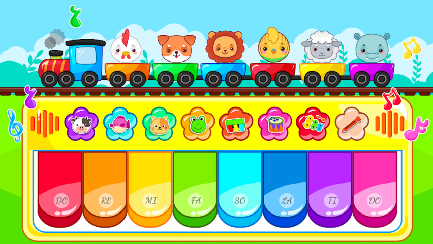 Baby Piano Games & Music for Kids & Toddlers Free Application Screenshots