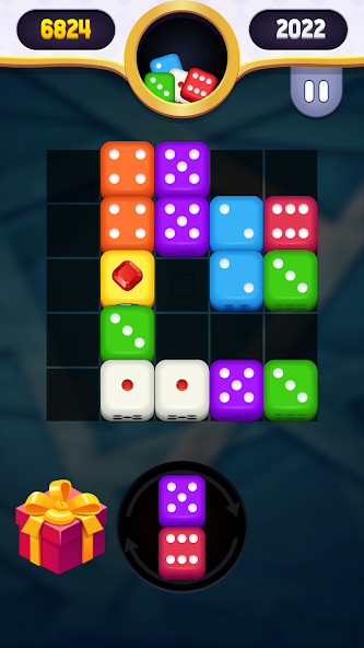 Merge Block Dice Puzzle Application Screenshots