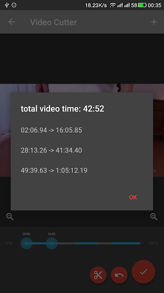 Video Cutter Application Screenshots