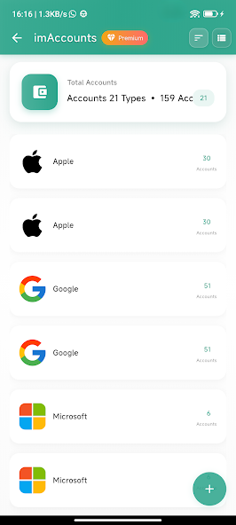 imSubs Subs & Costs Manager Application Screenshots
