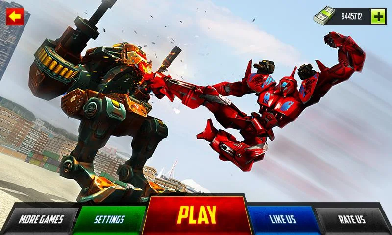Robot Car War Transform Fight Application Screenshots