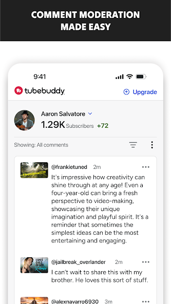 TubeBuddy Application Screenshots