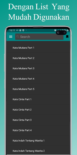Kata mutiara Application Screenshots Kata mutiara Application Screenshots