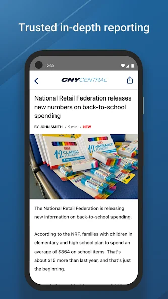 CNY Central Application Screenshots