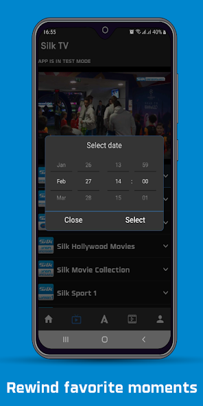 Silk TV Go Application Screenshots Silk TV Go Application Screenshots