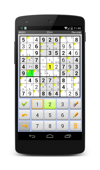Sudoku 4ever Application Screenshots Sudoku 4ever Application Screenshots