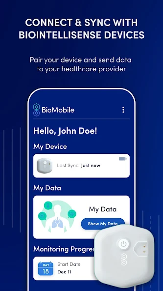 BioMobile Application Screenshots
