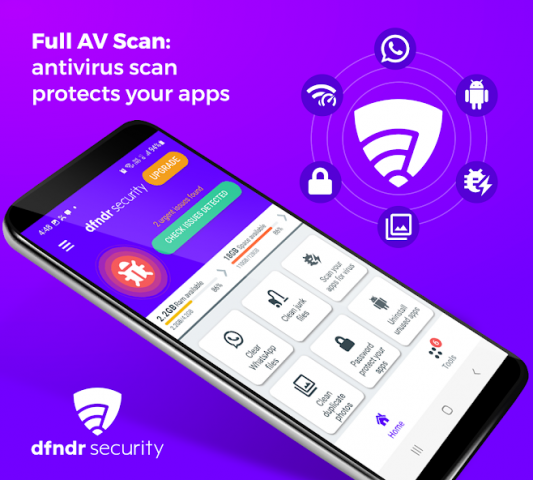 dfndr security Application Screenshots