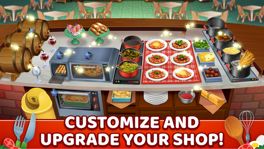 Pasta Shop Application Screenshots