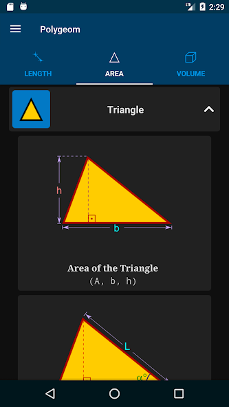 Polygeom Calc Application Screenshots Polygeom Calc Application Screenshots