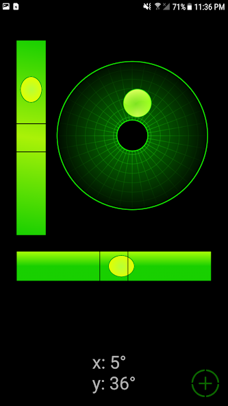 Bubble Level Application Screenshots
