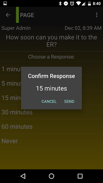 Zipit Confirm™ Application Screenshots