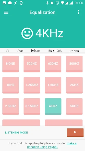 Audio Training (Ear Training) Application Screenshots