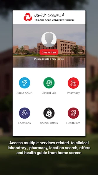 AKUH Patient Care Application Screenshots