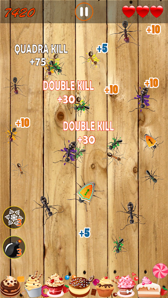 Ant Smasher Application Screenshots