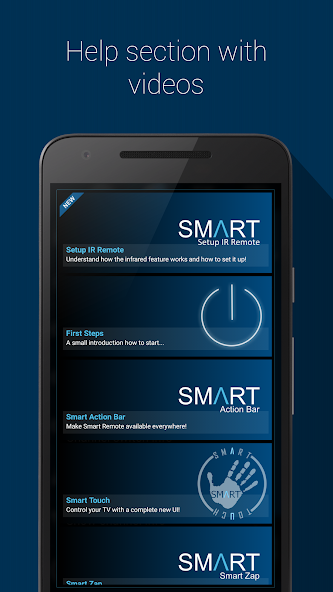 Smart TV Remote Application Screenshots