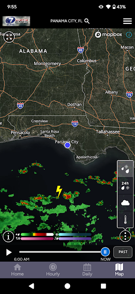 WJHG Weather Application Screenshots