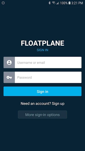 Floatplane Application Screenshots Floatplane Application Screenshots