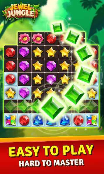 Jewels Jungle Treasure : Match 3  Puzzle Application Screenshots