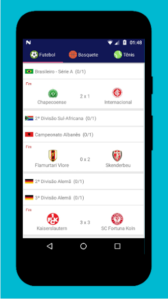 Central das Apostas Application Screenshots Central das Apostas Application Screenshots