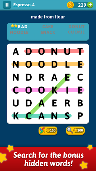 Word Search: Hidden Words Application Screenshots