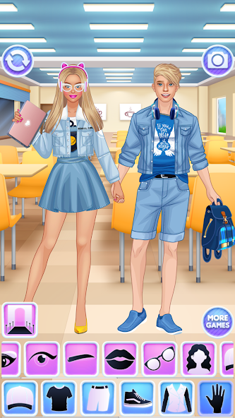 High School Couple Application Screenshots