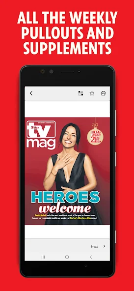 The Sun Application Screenshots