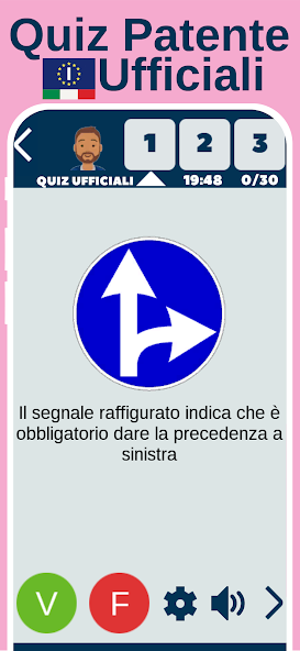 Quiz Patente Application Screenshots Quiz Patente Application Screenshots