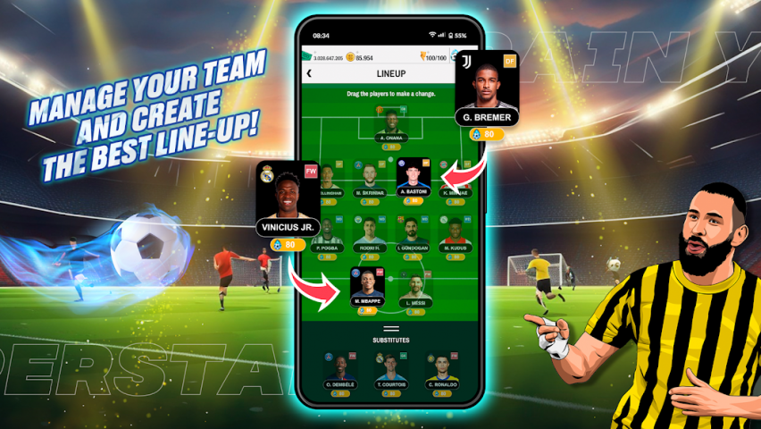 PRO Soccer Cup 2019 Manager Application Screenshots