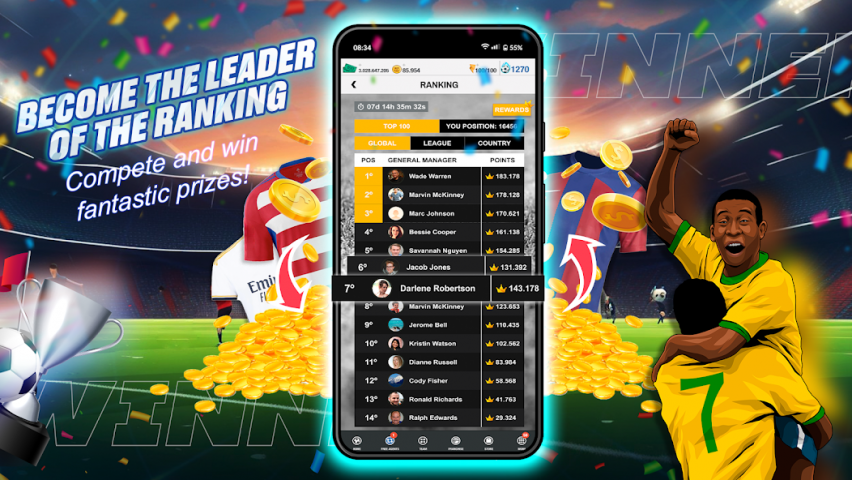 PRO Soccer Cup 2019 Manager Application Screenshots
