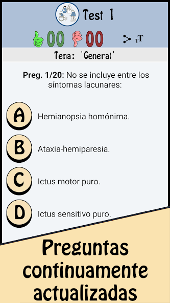 TestOpos Medicina General Application Screenshots TestOpos Medicina General Application Screenshots