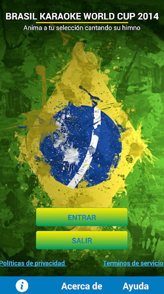 Brasil Karaoke World Cup 2014 Application Screenshots Brasil Karaoke World Cup 2014 Application Screenshots