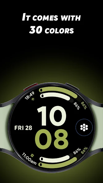 Digital Arc - Watch face Application Screenshots