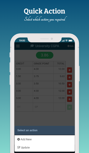 uCGPA Application Screenshots
