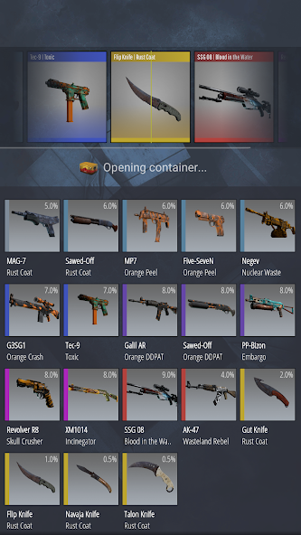 Case Simulator Ultimate Application Screenshots
