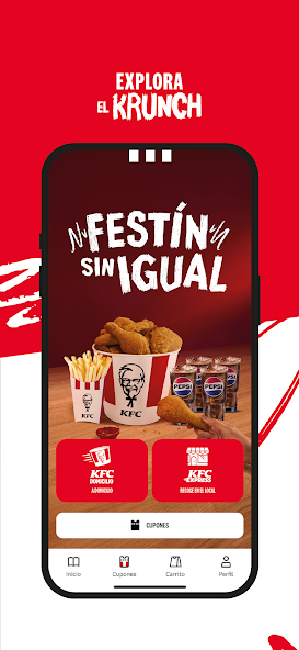 KFC Application Screenshots
