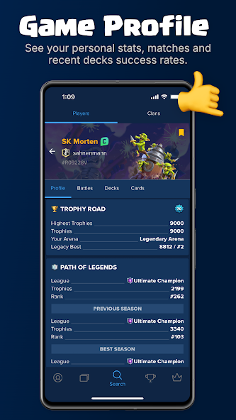 Stats Royale Application Screenshots Stats Royale Application Screenshots