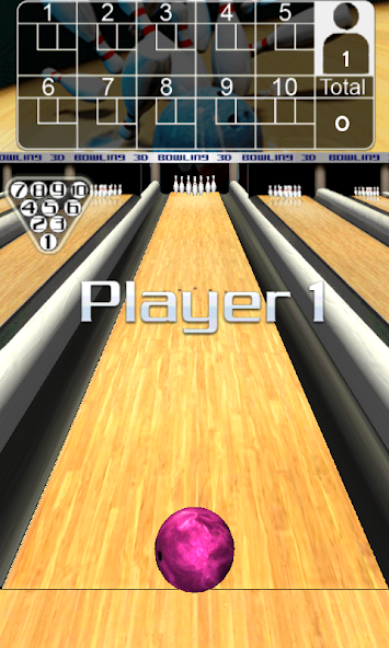 3D Bowling Application Screenshots