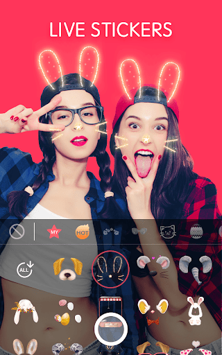 Face camera - live filter, Selfie photo Application Screenshots